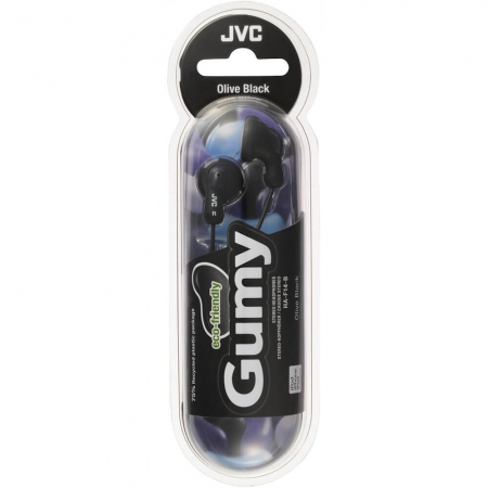 JVC Headphone F14 Gumy In-Ear Black