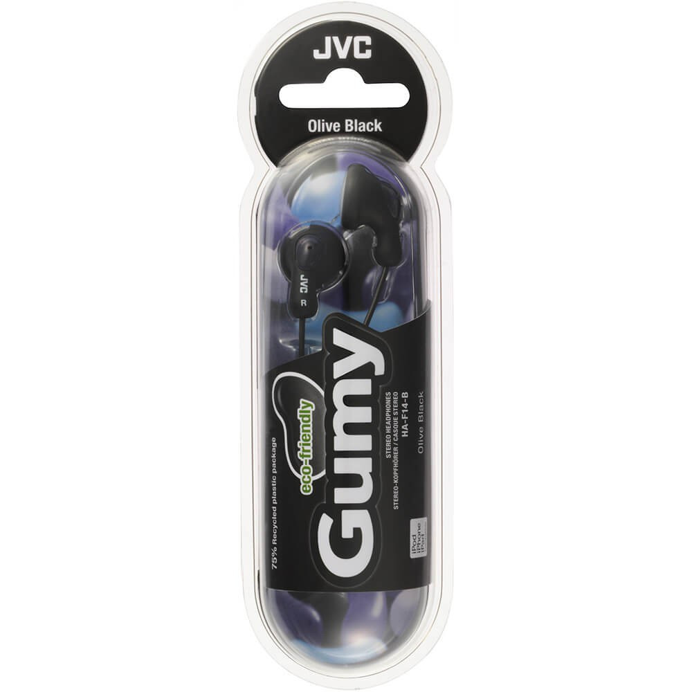 JVC Headphone F14 Gumy In-Ear Black