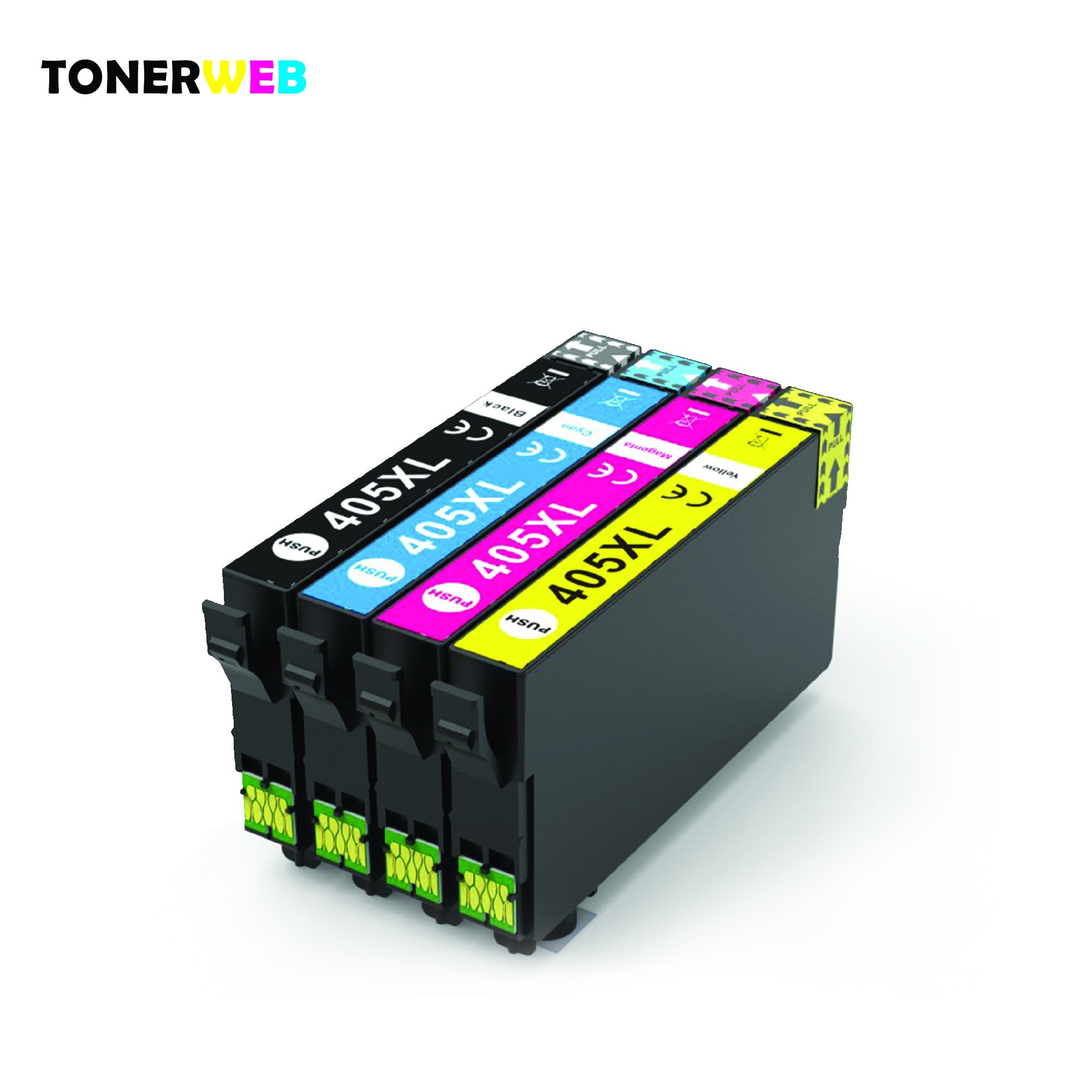 Epson Blekkpakke Sort Cyan Magenta Gul 405 XL  (1100 sider) - Erstattter C13T05H64010