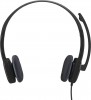 Logitech H151 Stereo Headset, Sort
