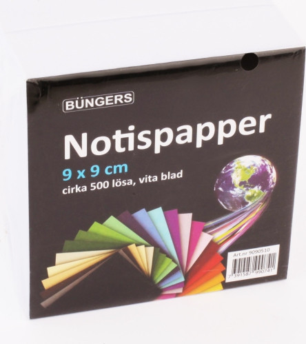 BildeBngers Notatblokk ikke-limt refill 90x90mm Hvit