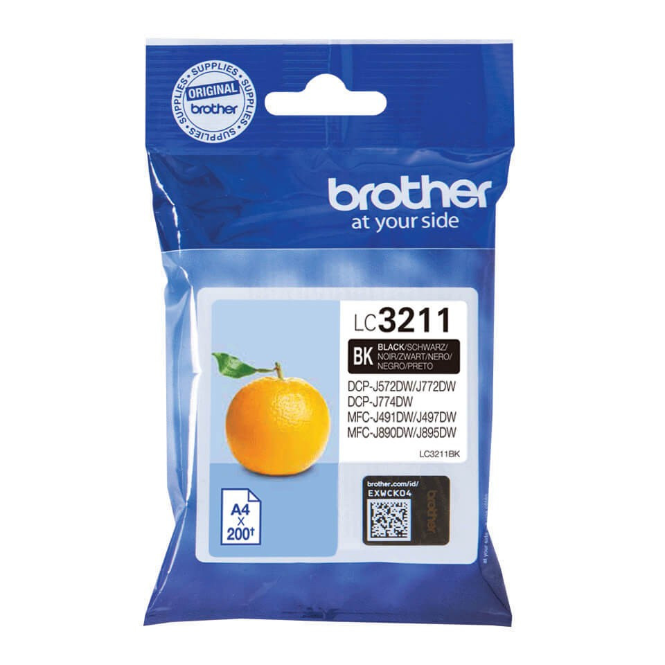 BROTHER Ink LC3211BK LC-3211 Black