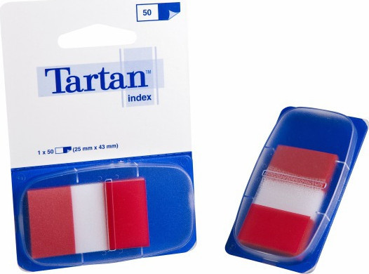 BildeIndex flags Tartan 50 st red