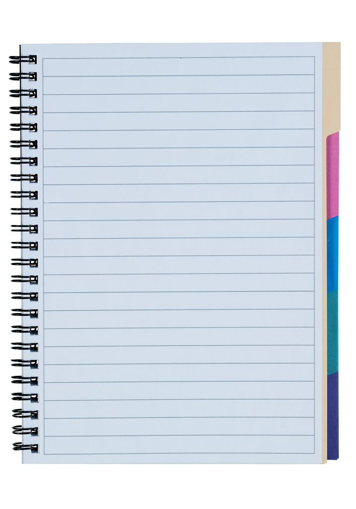 Bantex 5in1 College pad A5+ ruled w. index