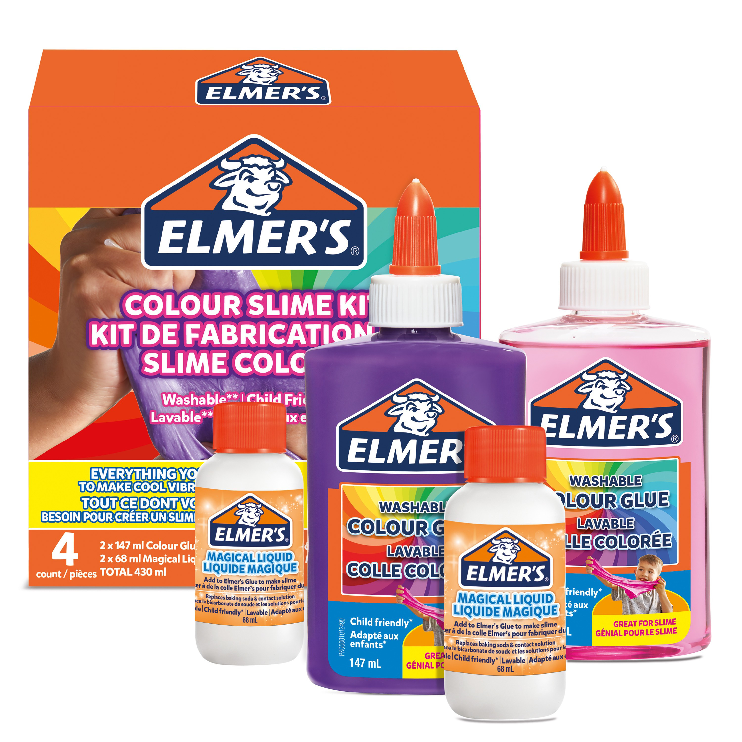 BildeElmer's Opaque color slime kit