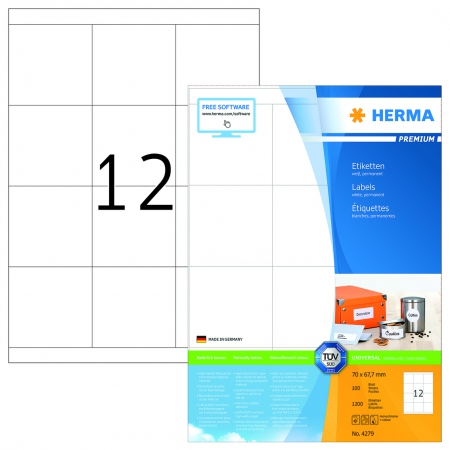 Herma Etiketter Premium 70,0x67,7 (100)