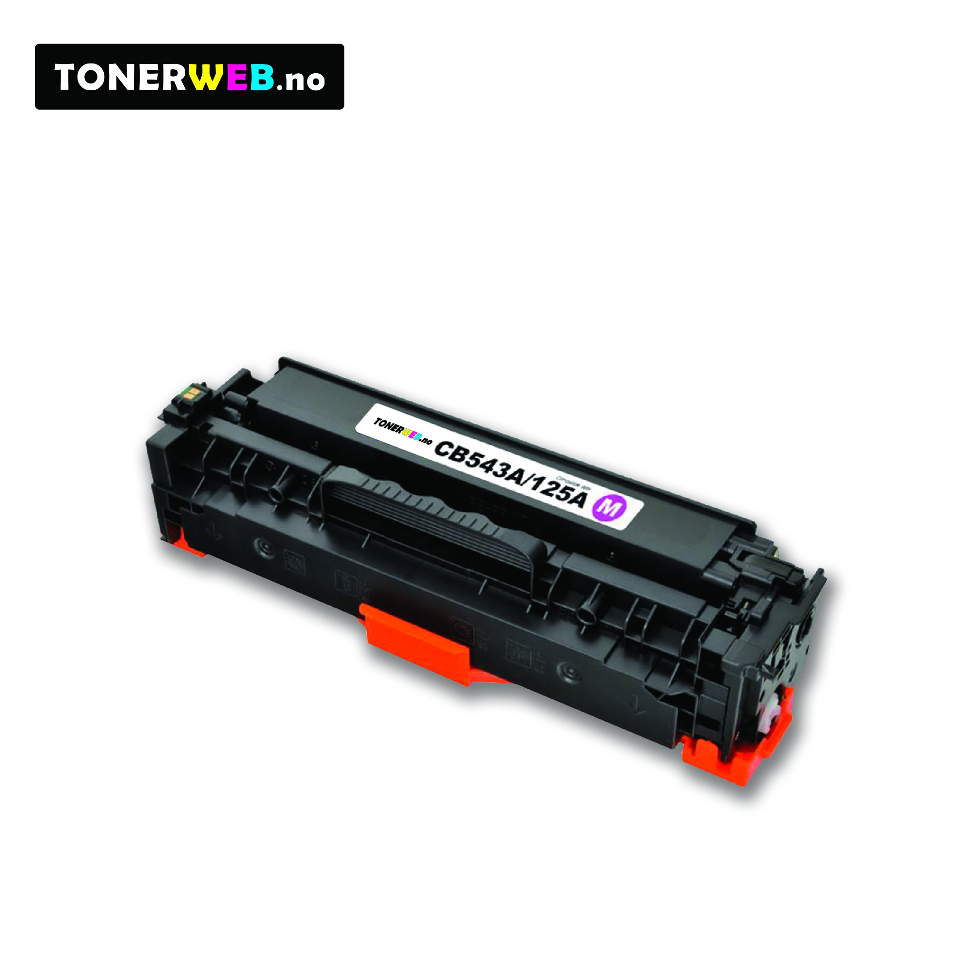 Tonerkassett, erstatter HP Magenta 125A (1.400 sider)