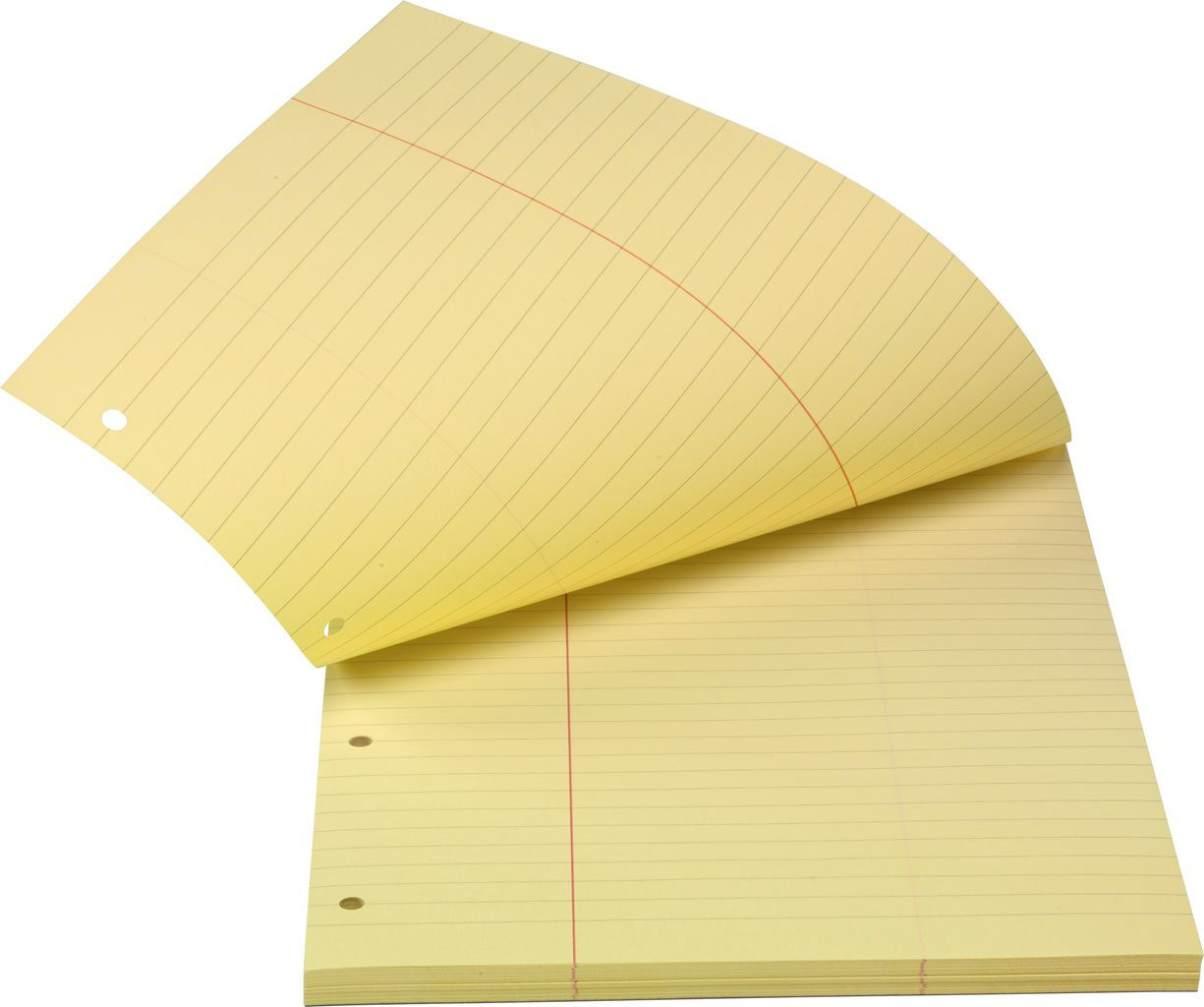 Bantex-konseptblokk, gul (A4) m/margin