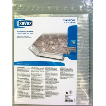 XAVAX Flat Filter for Cooker Hoods 2-pack