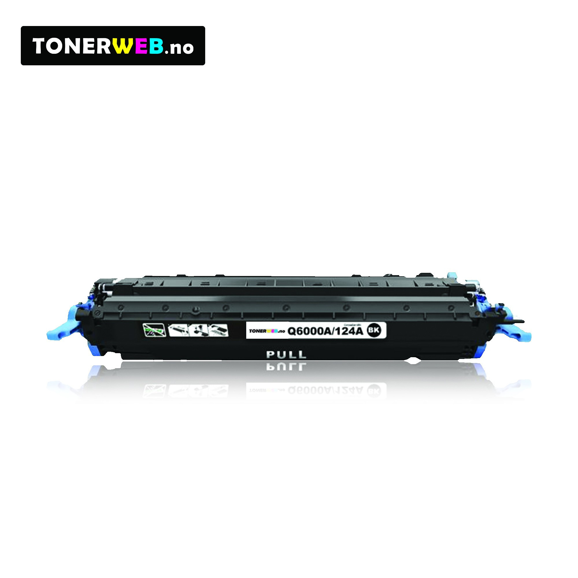 Tonerkassett, erstatter HP Sort 124A (2.500 sider)
