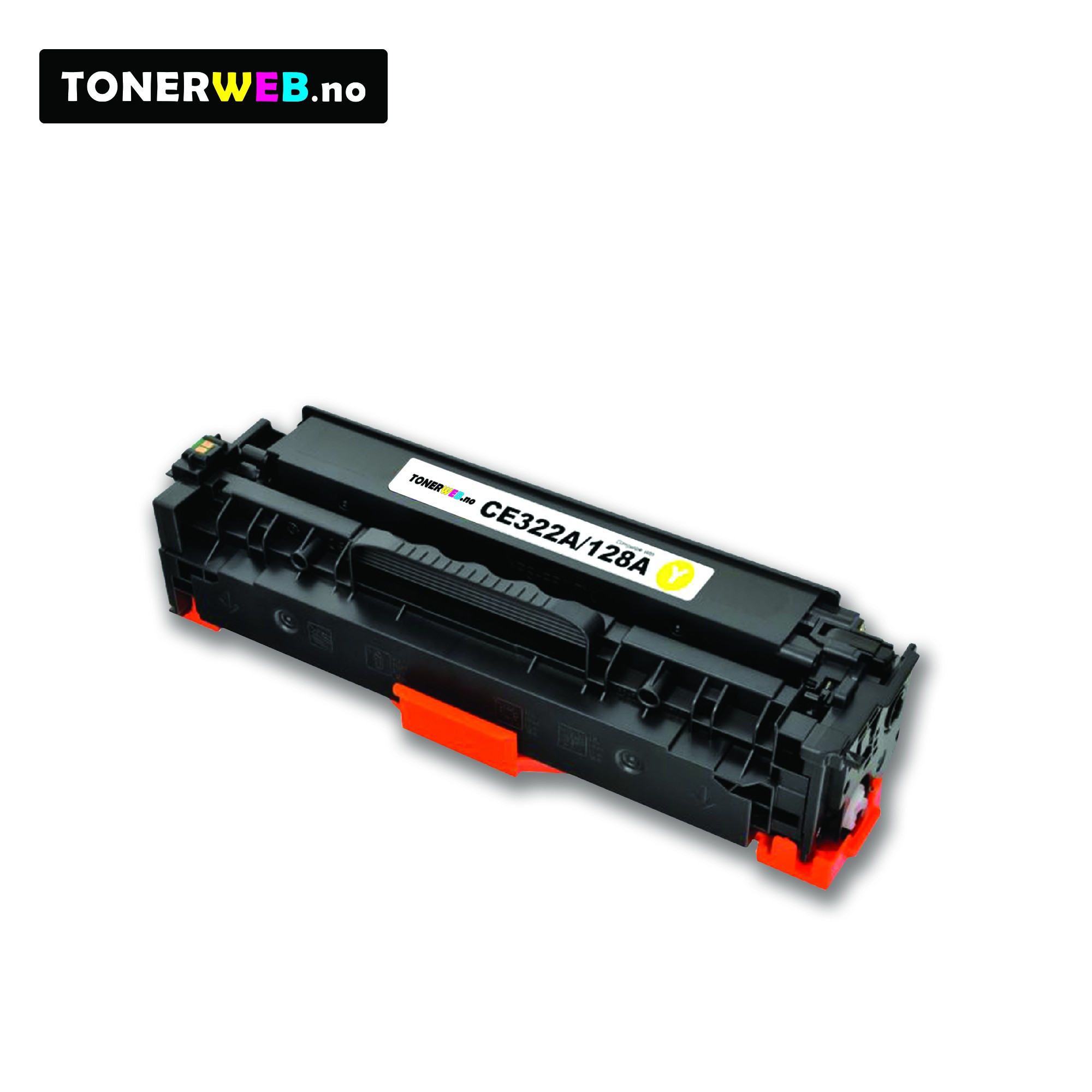 Tonerkassett, erstatter HP Gul 128A (1.300 sider)