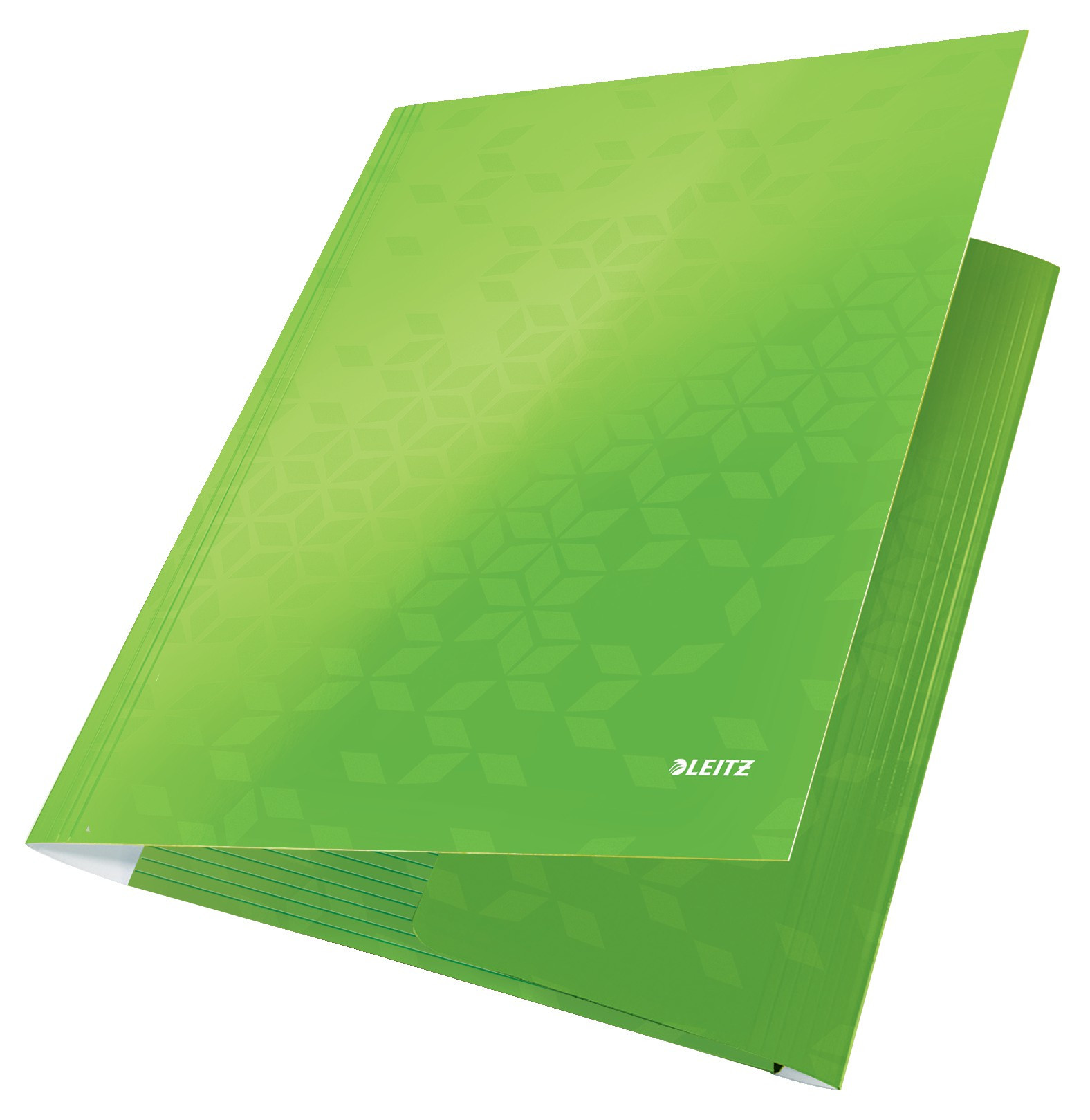 Strikkmappe Leitz WOW kartong A4 Grnn