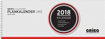 Bilde Plankalender Grieg Spiral 2018
