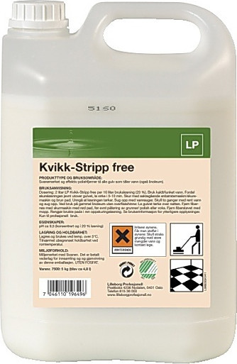 Bilde Polishfjerner Kvikk-Stripp Free 5L