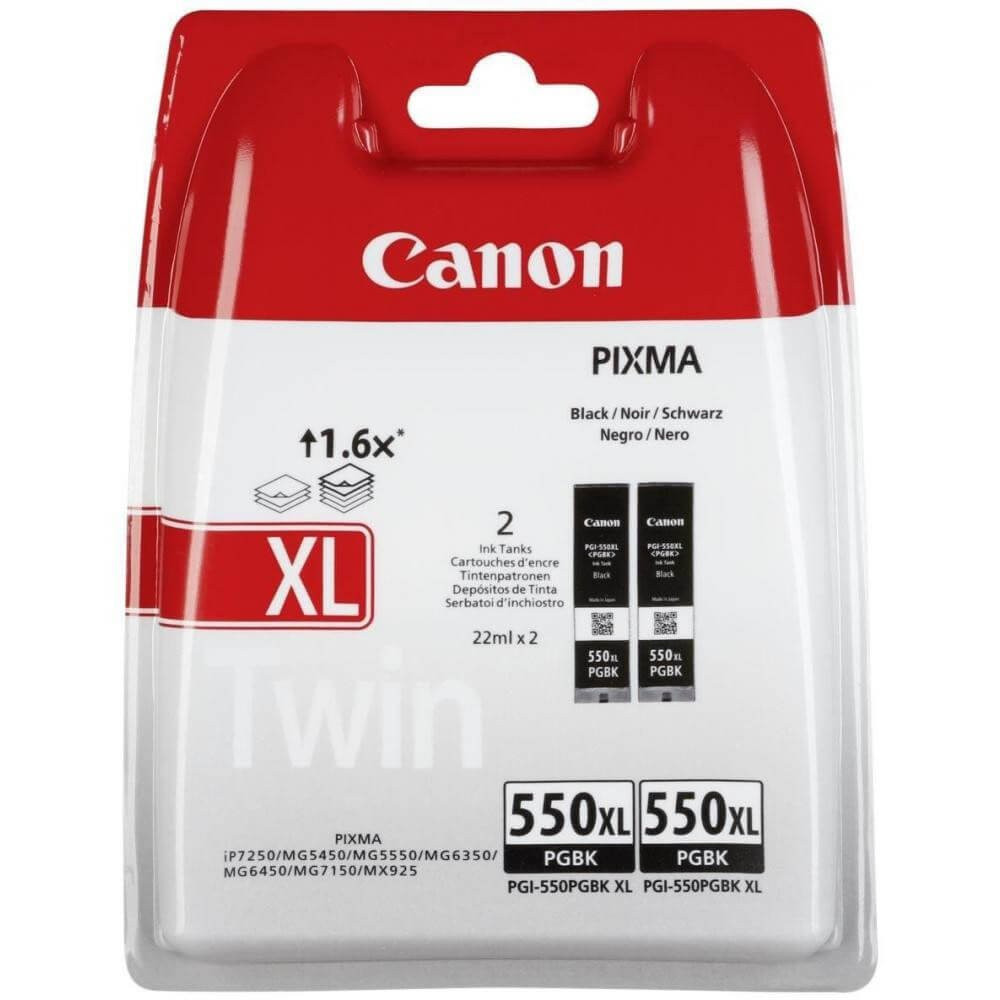 CANON Ink 6431B005 PGI-550XL Black Twin-pack