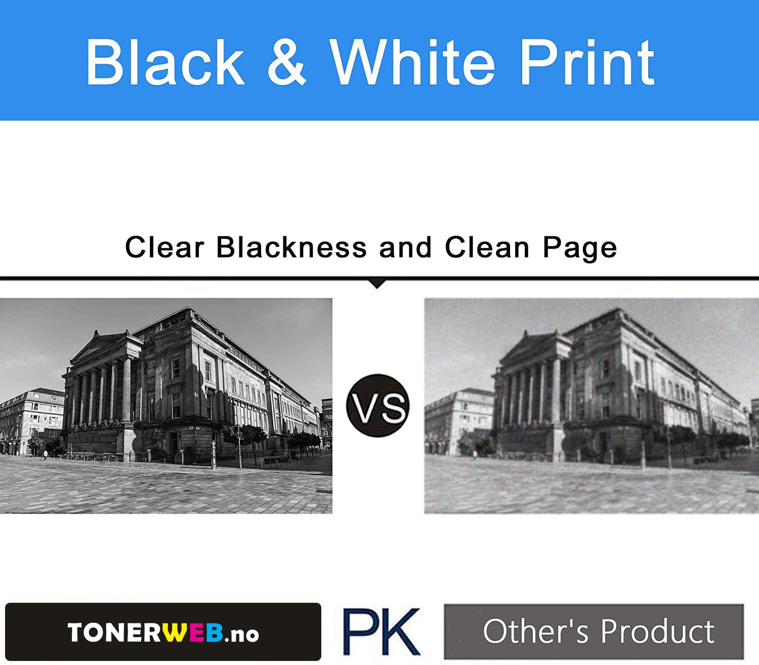 Tonerkassett, erstatter HP Cyan 131A (1.800 sider)