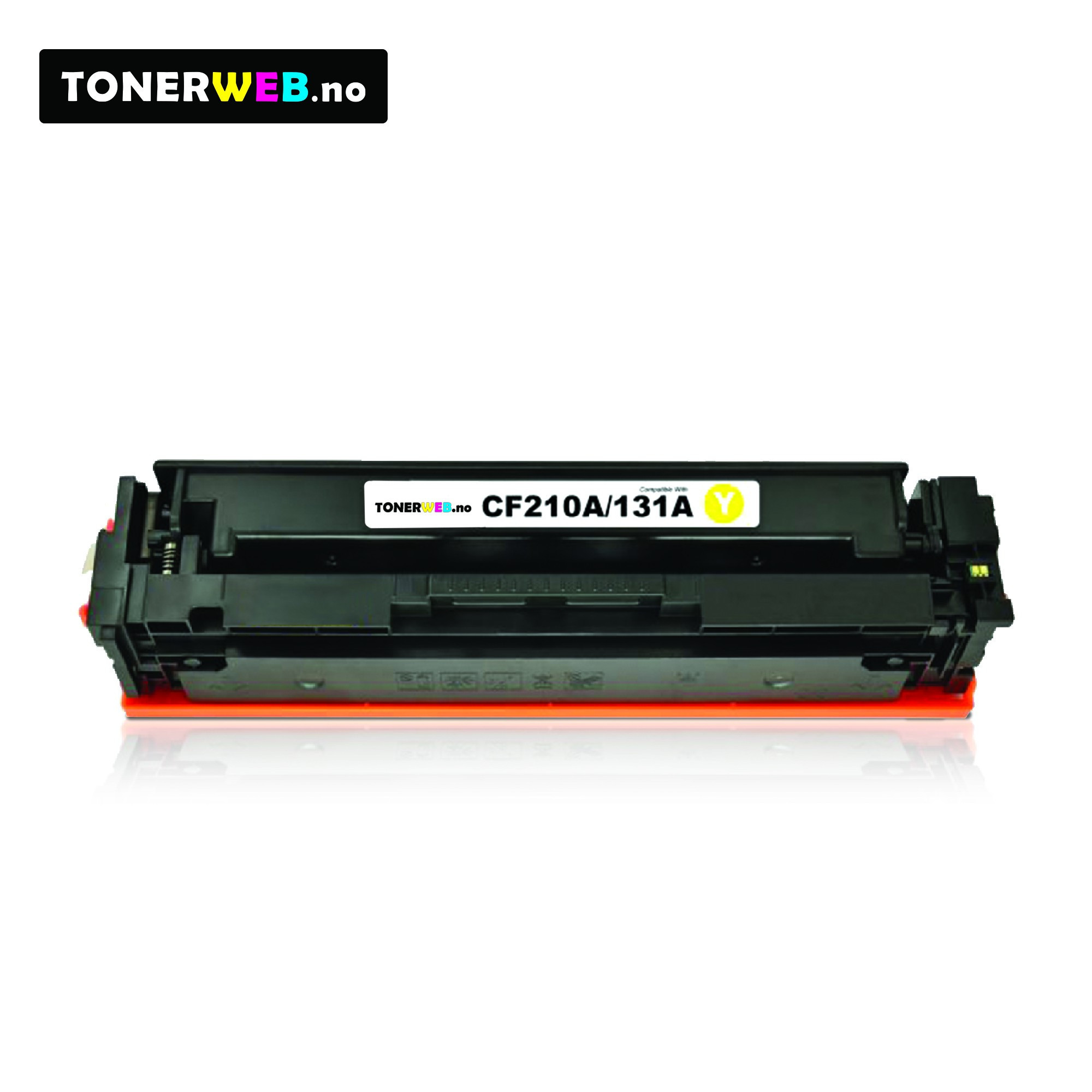 Tonerkassett, erstatter HP Gul 131A (1.800 sider)