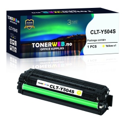 BildeSamsung Toner Gul (1.800 sider) - Erstatter CLT-Y504S