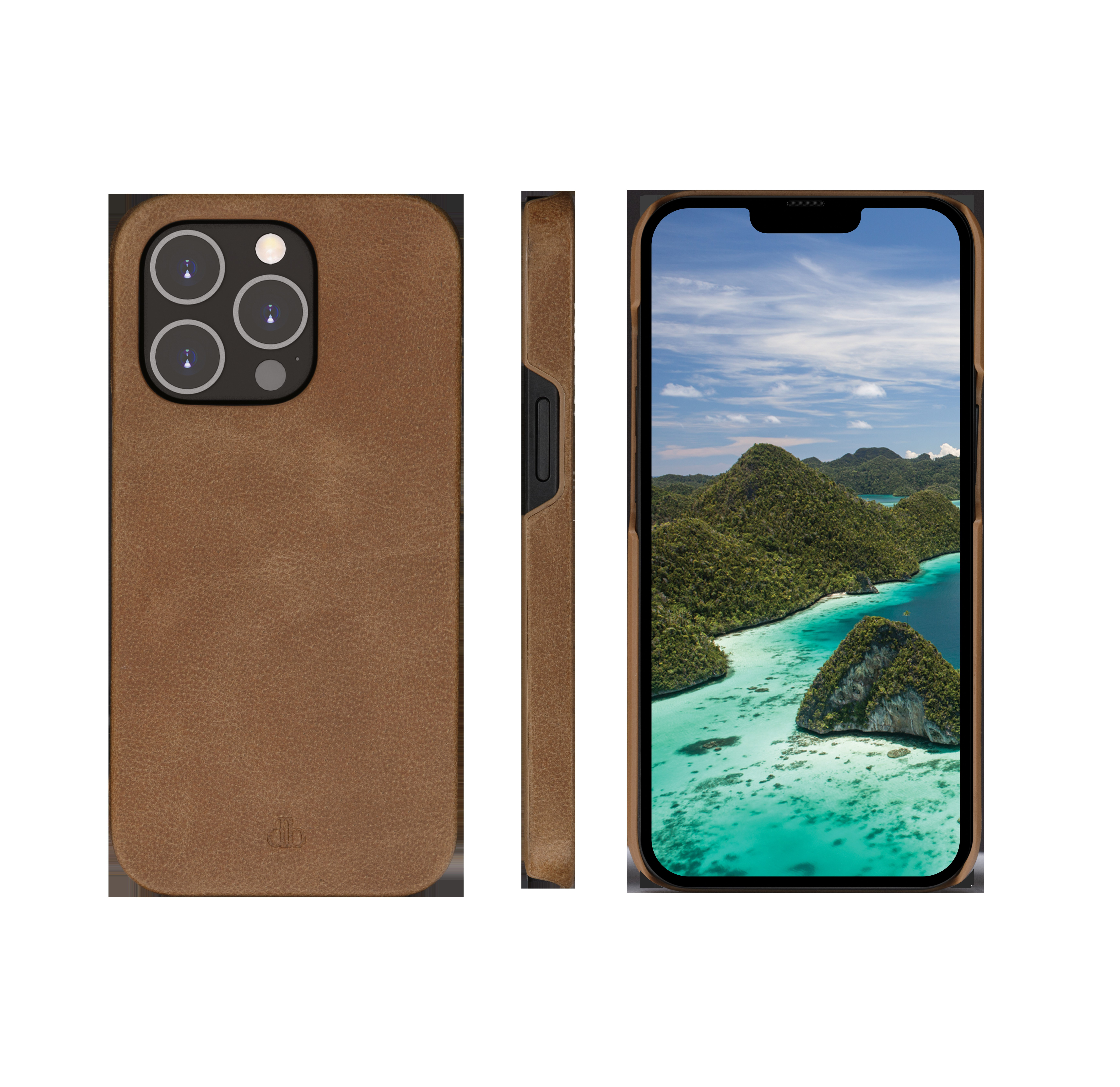Lynge iPhone 14 Pro, Tan