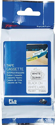BildeFLe-2511 white tape in label size 2,1 cm, 45 mm