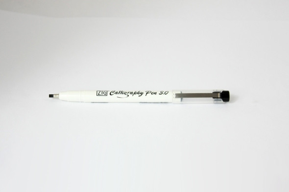 BildeZIG Kalligrafipenn 3mm sort