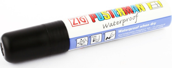 BildeZIG Merkepenn Posterman B&B 15mm sort