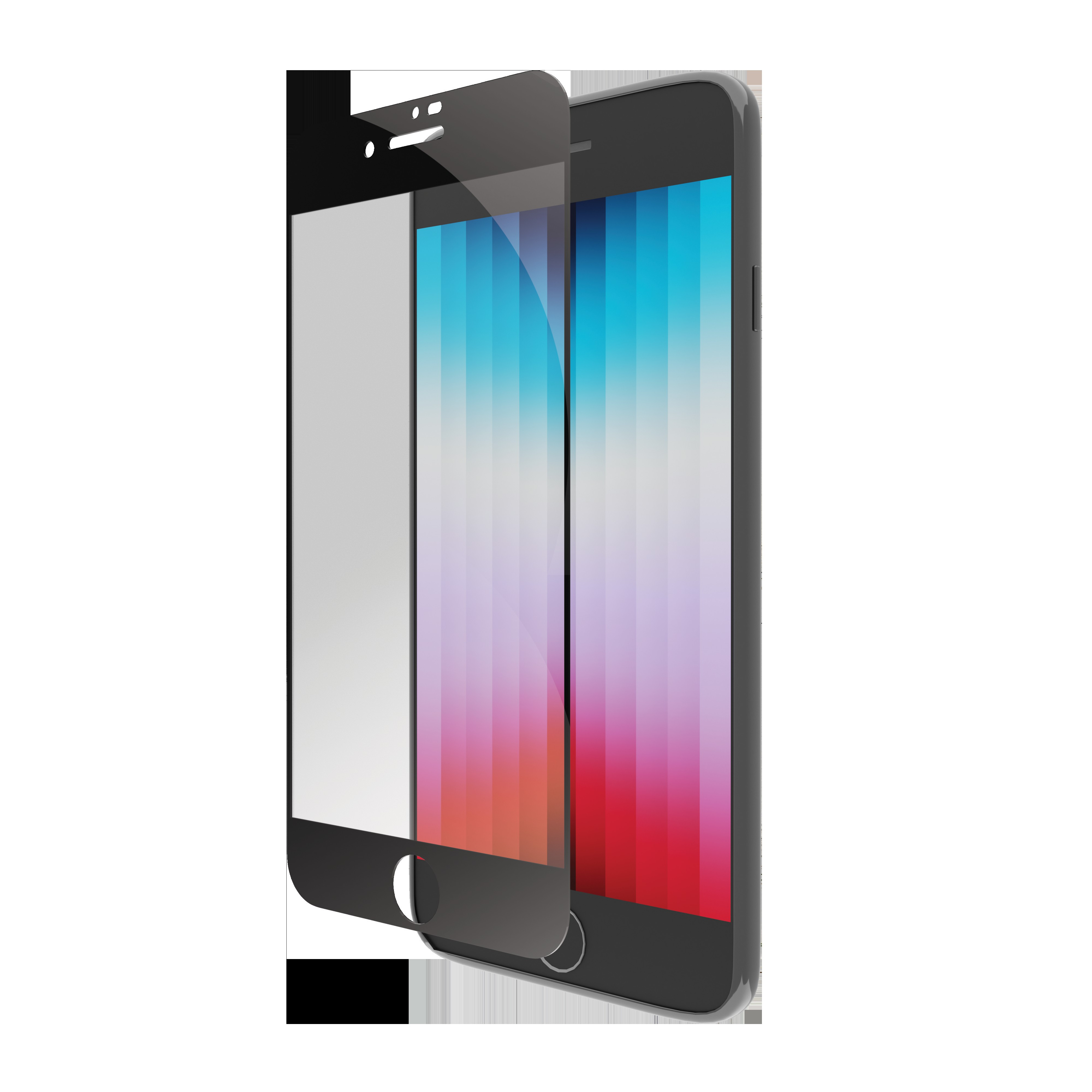 eco-shield - iPhone SE, Black edge