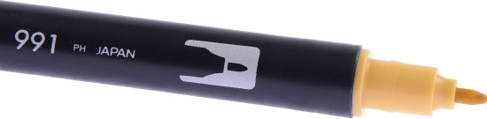 BildeTombow ABT Dual Brush 991 lys oker