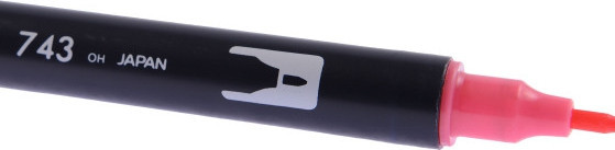 BildeTombow ABT Dual Brush 743 knallrosa
