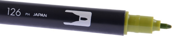 BildeTombow ABT Dual Brush 126 lys oliven