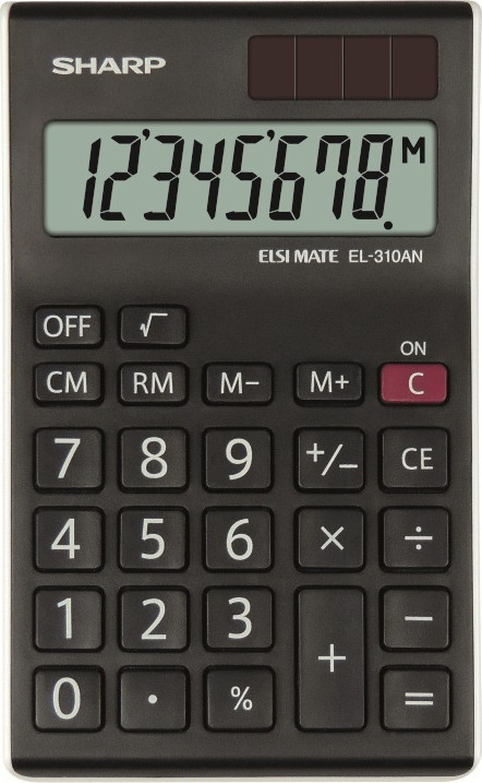 BildeSHARP Skrivebordskalkulator EL-310ANWH