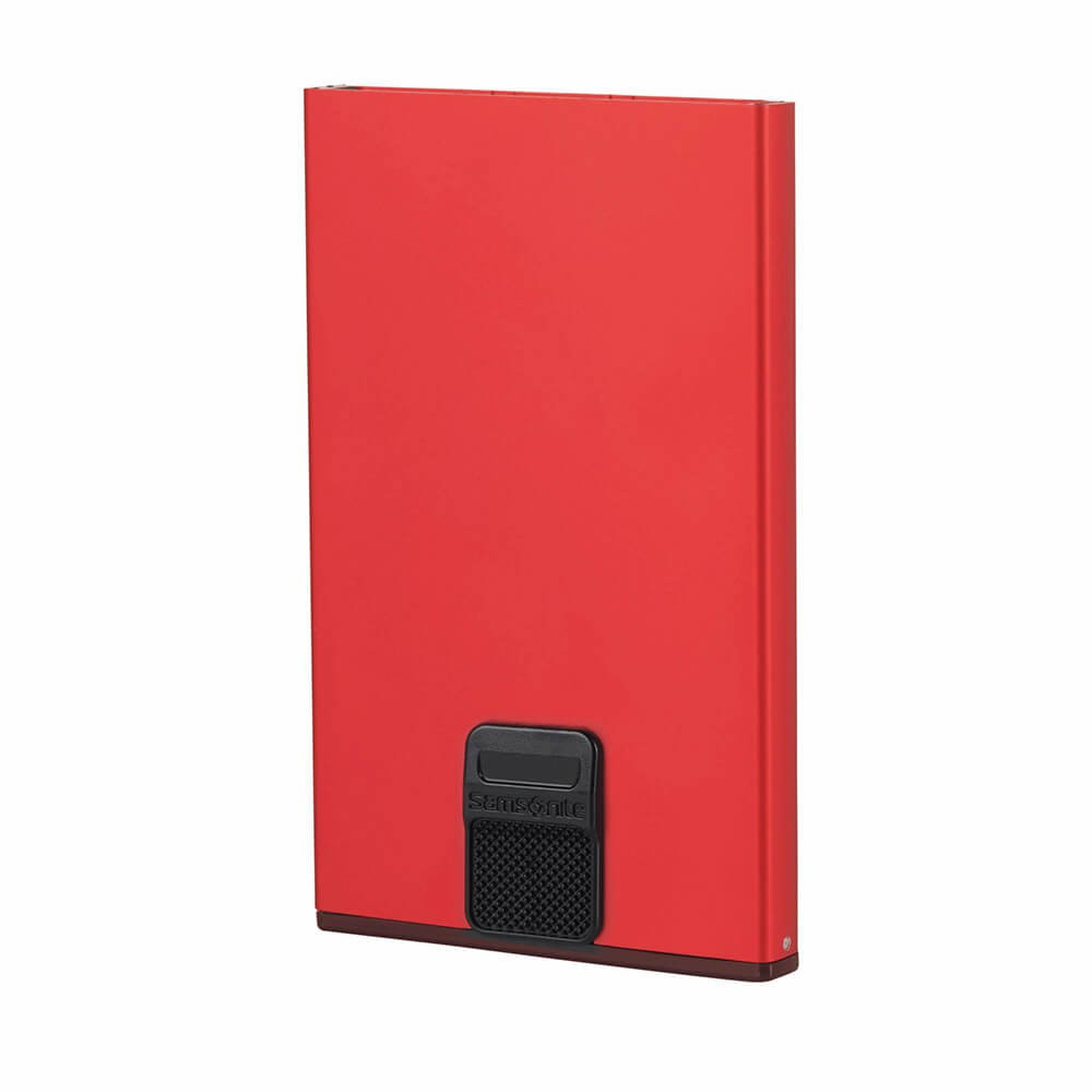 BildeSAMSONITE Plånbok ALUFIT RFID Card Case Slide Alu Röd
