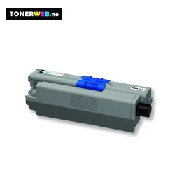 BildeOKI Toner Sort (3.500 sider) - Erstatter 44469803