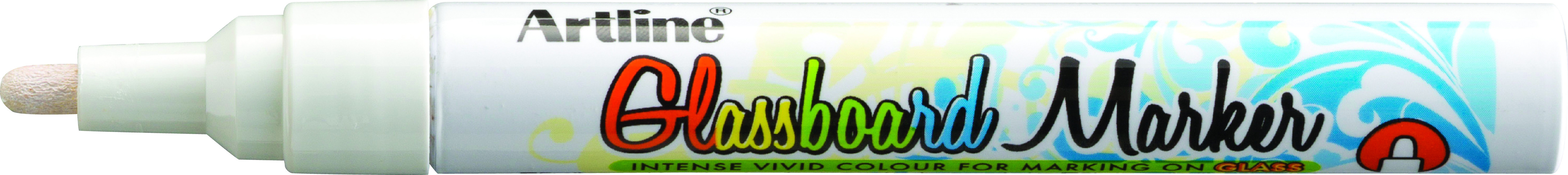 BildeArtline merkepenn for glasstavle. 2.0 mm spiss, hvit
