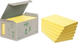 BildePost-it Klistrelapper 76x127 recycled gul (6)