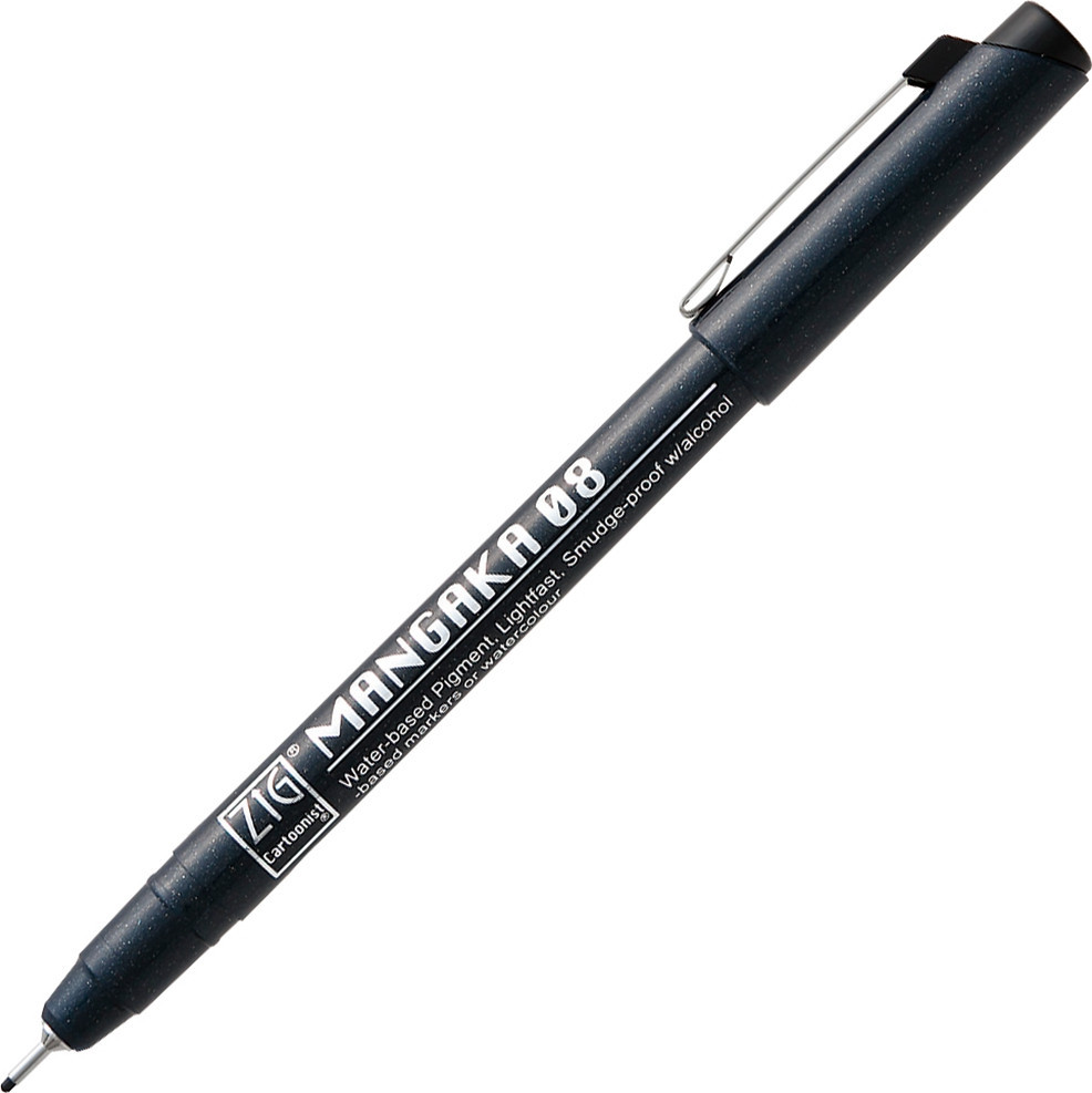 BildeZIG Mangaka Fineliner 08 Sort