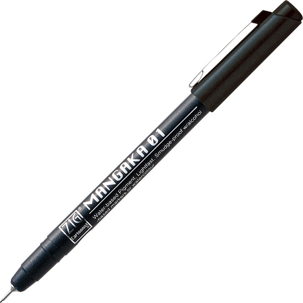 BildeZIG Mangaka Fineliner 01 Sort