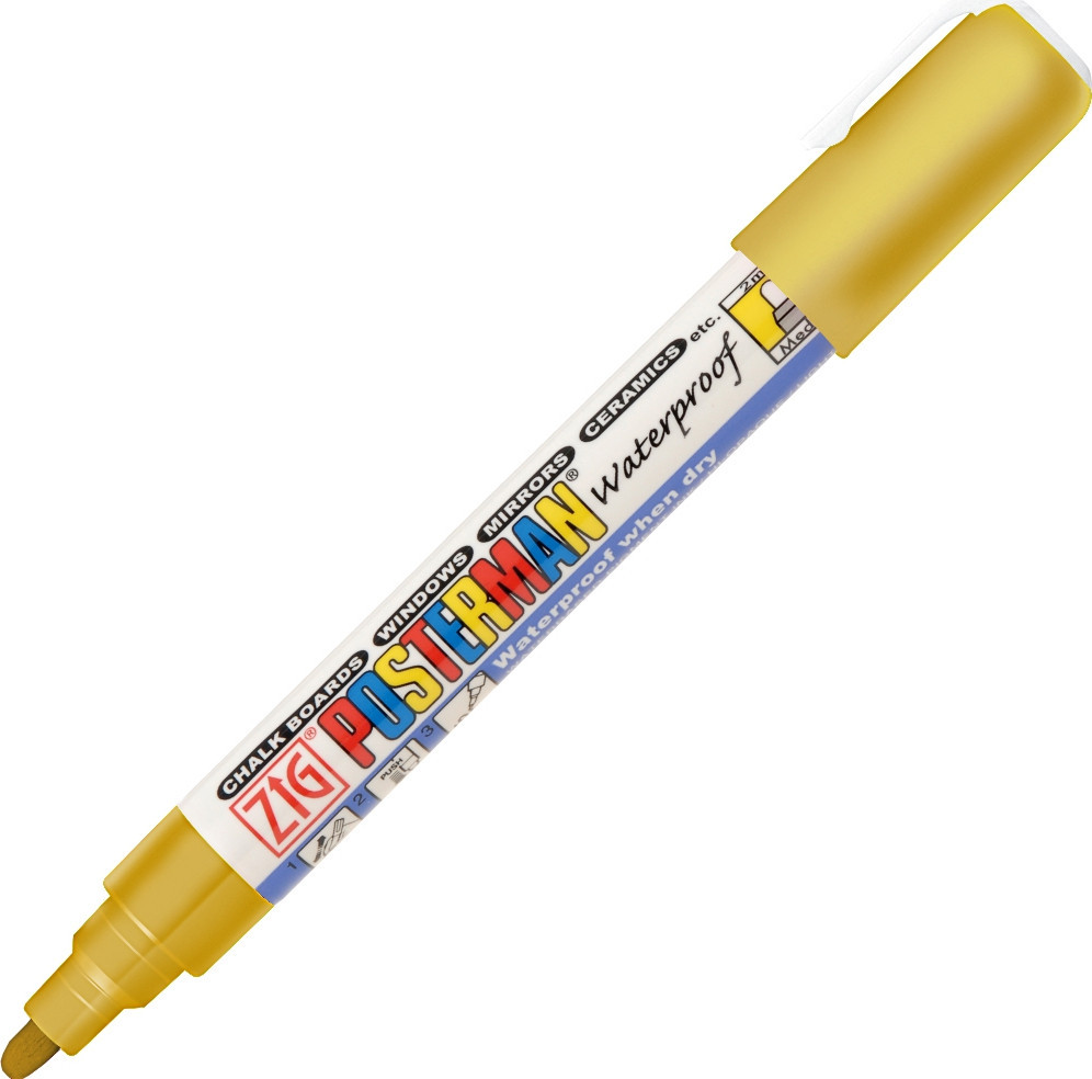 BildeZIG Merkepenn Posterman Medium 2mm Gull