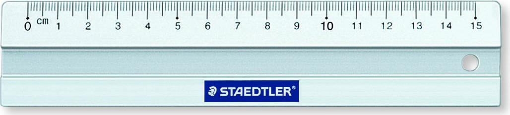 BildeLinjal Staedtler Mars Aluminium 15Cm