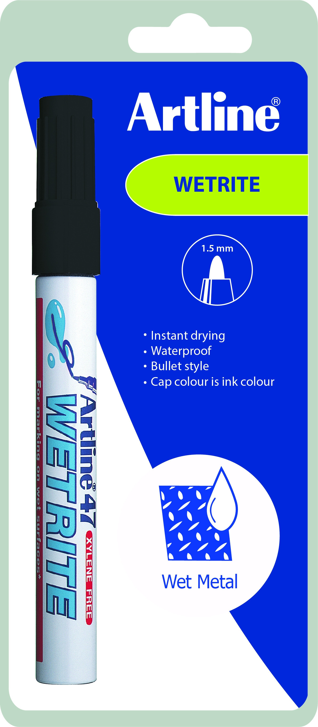 BildeArtline 47 Merkepenn Wetrite 1.5 sort 1-Blister