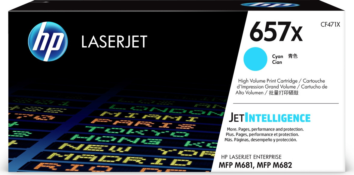 BildeColor Laserjet 657X cyan toner