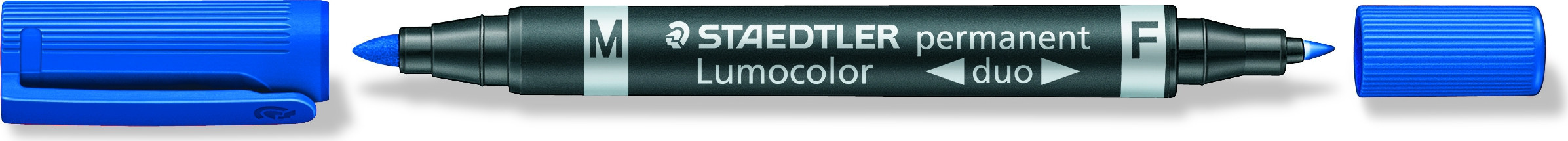 BildeSTAEDTLER Merkepenn Lumocolor DUO Perm. 0,6-1,5mm bl
