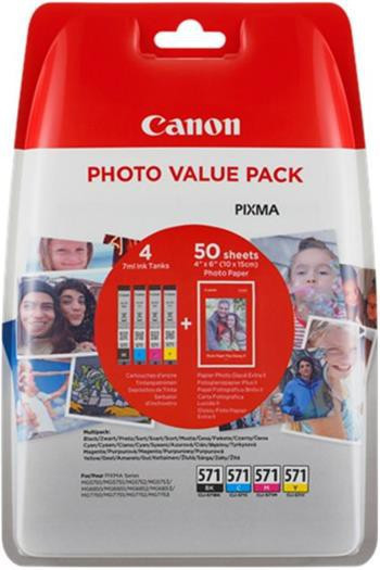 BildeCLI-571XL value pack & 10x15 PP 201 (50)