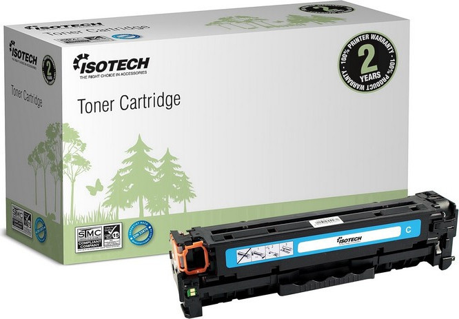 Bilde ISOTECH Cyan Toner Cartridge Replaces: TK-550C Nordic Swan Certified