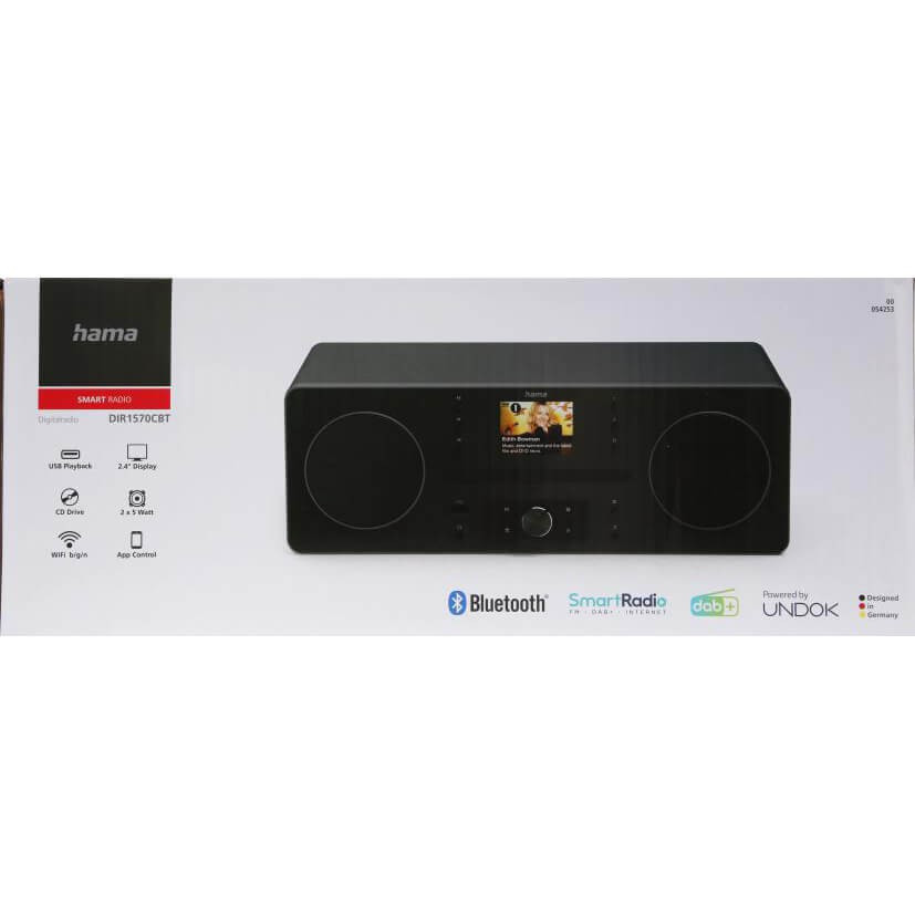 BildeHAMA Radio FM/DAB+/CD/BT Internetradio DIR1570CBT Black