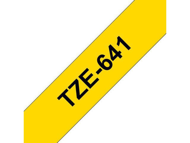 TZeS tape 18mmx8m strong black/yellow