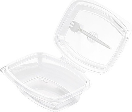 Bilde Salatbeger Duni M/gaffel 750Ml Klar (200 stk)