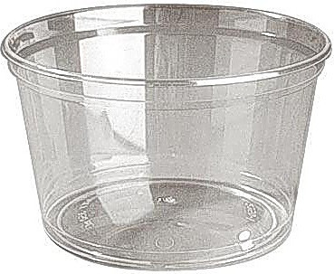 Bilde Plastbeger 350Ml Klar Rund Ps (1000 stk)