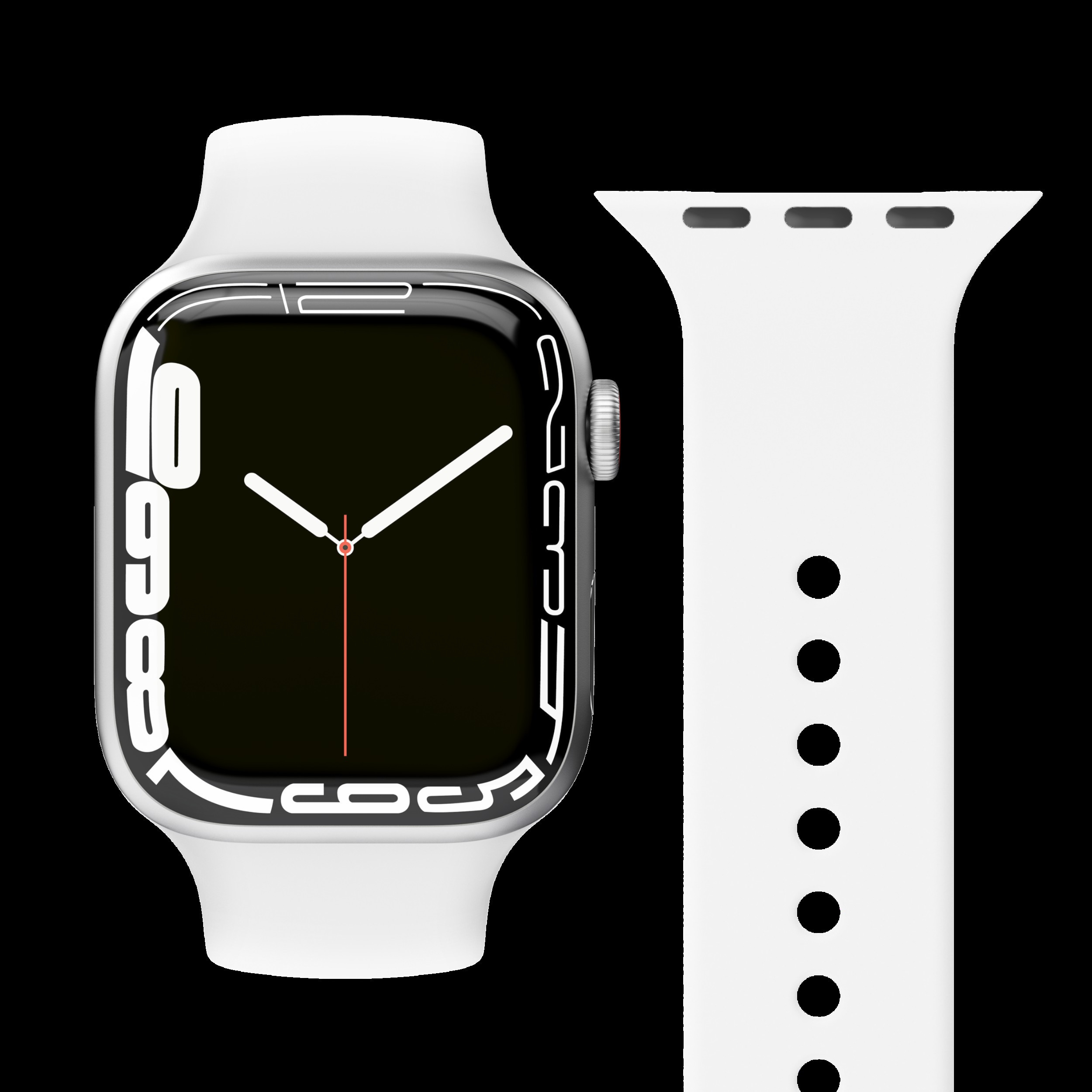 BildeSilicone Loop Case 1 Band One 38/40/41 mm, White