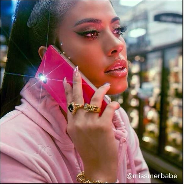 BildeIDECOZ Mobildeksel Neon Rosa iPhone XR
